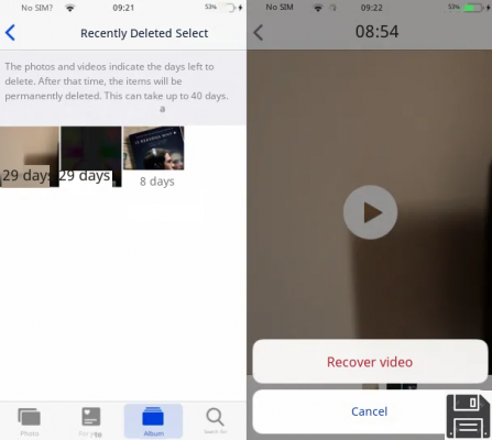 Cómo recuperar vídeos borrados del iPhone