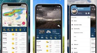 Meilleure application météo pour iPhone avec prévisions et température