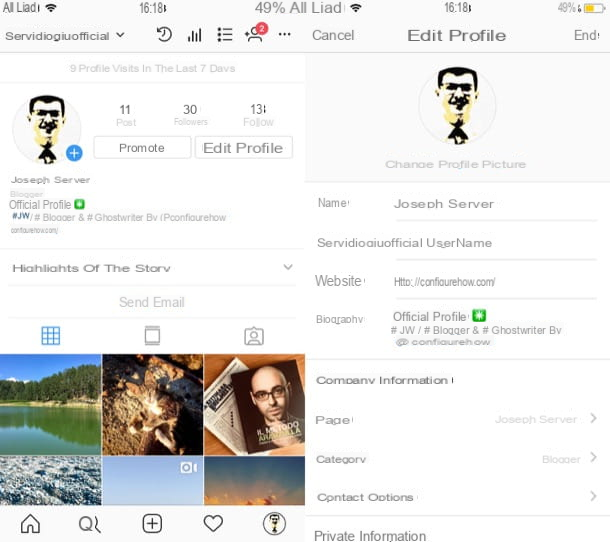 Comment faire vérifier le compte sur Instagram