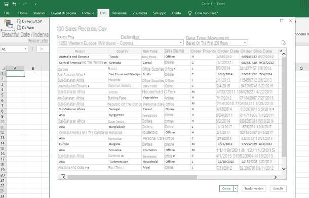 How to open CSV file