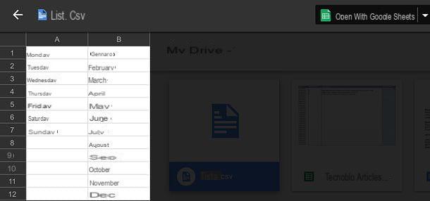 How to open CSV file