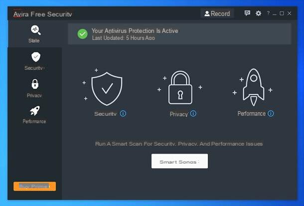 Como funciona o Avira Free Security