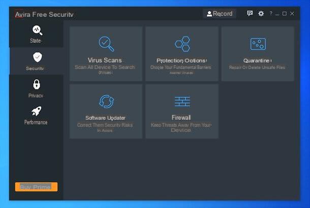 Como funciona o Avira Free Security