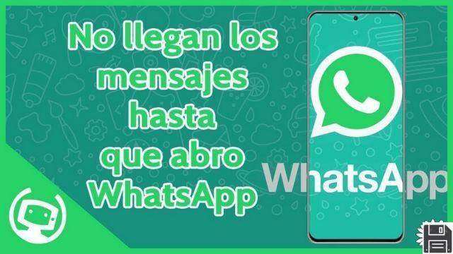 Problem whatsapp messages do not arrive