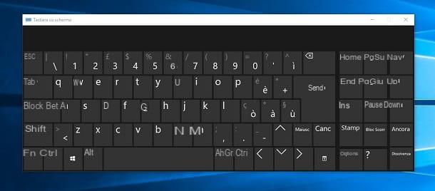 How to use the PC keyboard