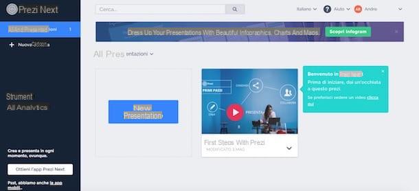 How to use Prezi