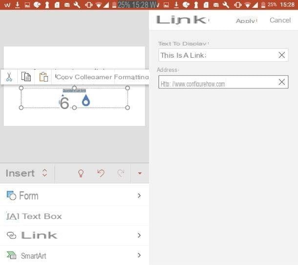 How to insert a link in PowerPoint