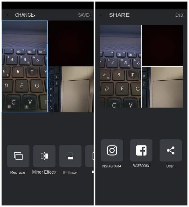 How to merge photos