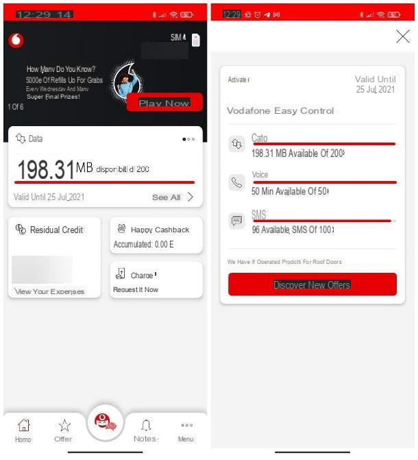 Como saber o quanto a Internet permanece Vodafone