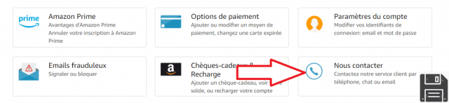 Comment contacter Amazon