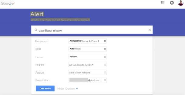 Como funciona o Alerta do Google