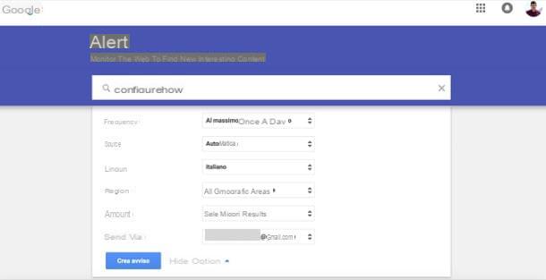 Cómo funciona Google Alert