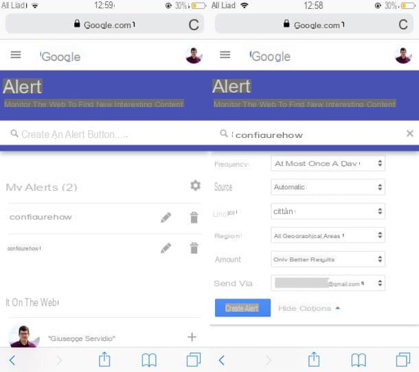 Como funciona o Alerta do Google