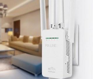 Cobertura de Wi-Fi de longa distância e alcance estendido