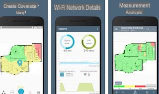 Mapa de calor Wi-Fi Cobertura de Wi-Fi de longa distância e alcance estendido