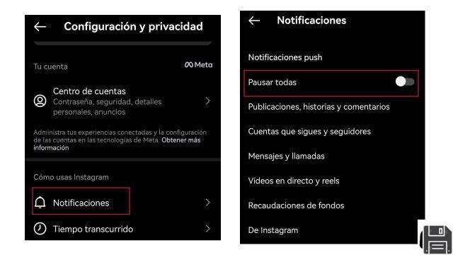 Les notifications de messages privés Instagram ne fonctionnent pas