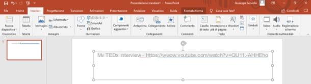 How to insert a link of a video in PowerPoint