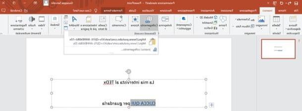 How to insert a link of a video in PowerPoint