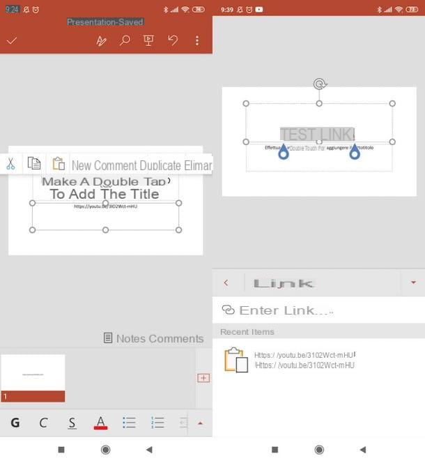 How to insert a link of a video in PowerPoint