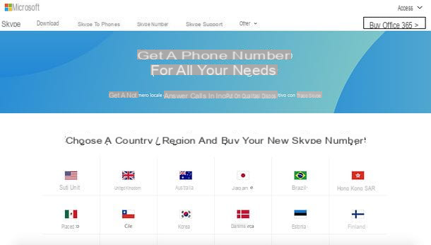 Cómo obtener un número de Skype