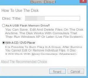 Disco de dados Como gravar CDs e DVDs gratuitamente (Windows e Mac)