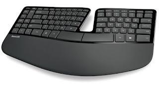 Teclado ergonómico esculpido Tipos de teclado de PC: wifi, ergonómico y retroiluminado