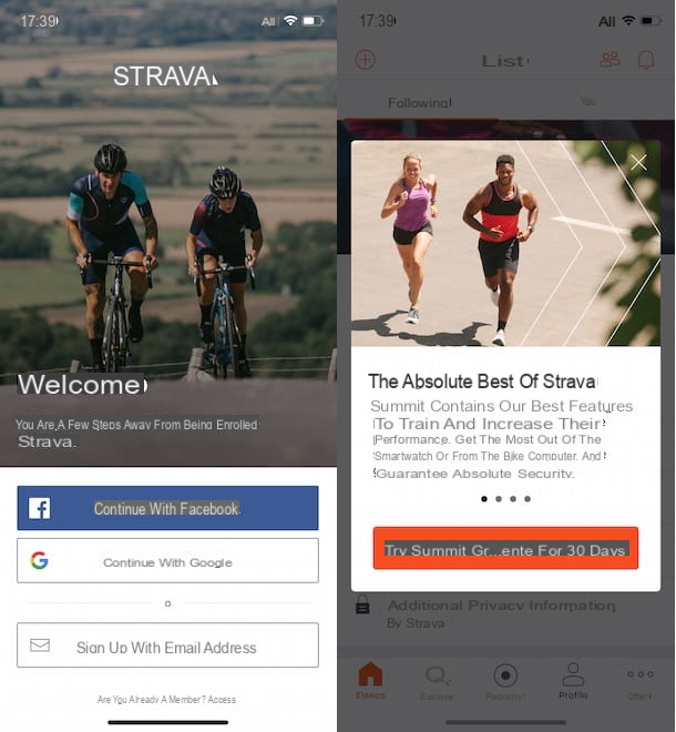 Cómo obtener Strava Premium gratis