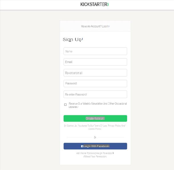 Como funciona o Kickstarter