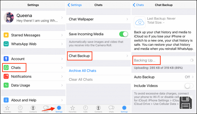 Recover whatsapp chat