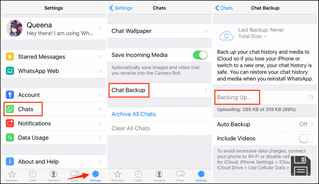 Como recuperar as conversas WhatsApp no iPhone