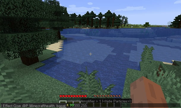 How to have infinite life in Minecraft