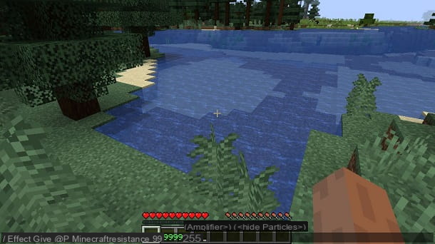 How to have infinite life in Minecraft