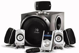 Configure 5.1 or 7.1 computer speakers for surround sound