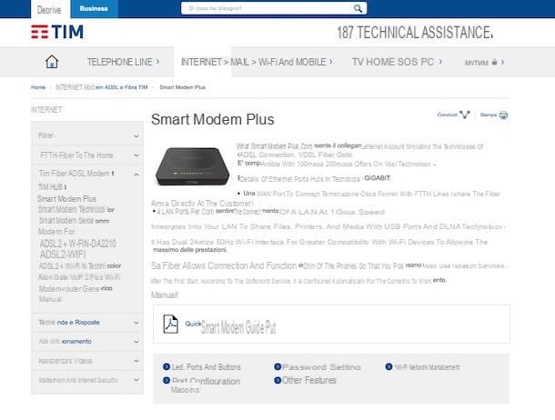 TIM WiFi modem: how it works