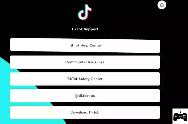 Customer service contact tiktok