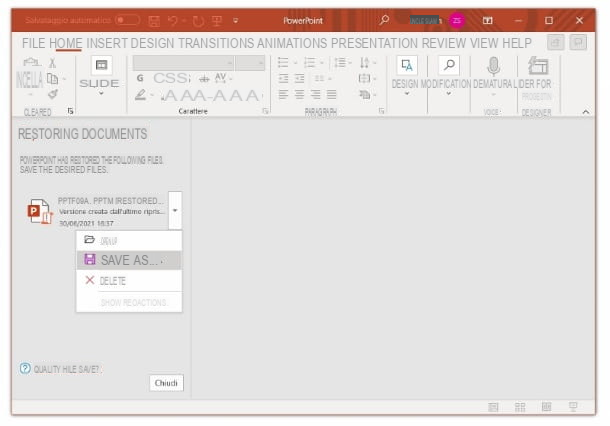 Comment récupérer des fichiers PowerPoint non sauvegardés