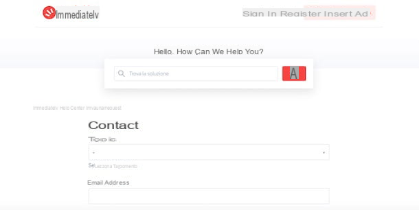 How to contact Subito.com