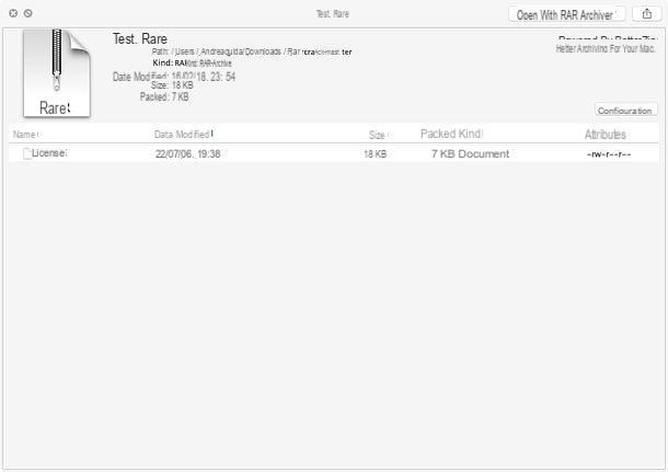 Como abrir arquivos RAR no Mac