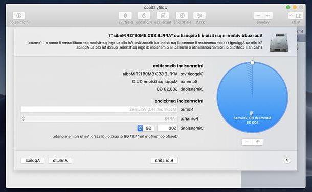 Comment fusionner deux partitions sur Mac
