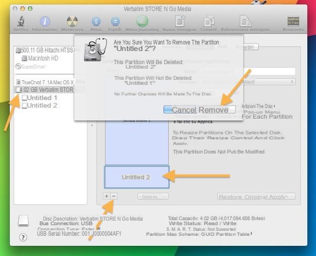 Comment fusionner deux partitions sur Mac