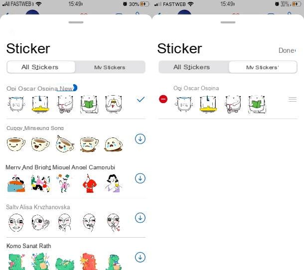 How to insert stickers on WhatsApp