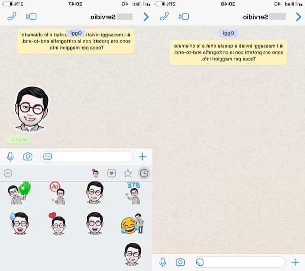 Cómo insertar stickers en WhatsApp