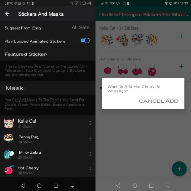 How to insert stickers on WhatsApp