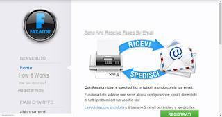 Site do Faxator Serviços de fax via e-mail com recepção