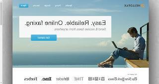 Sito Hellofax Serviços de fax via e-mail com recepção