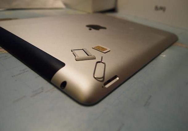 How to insert SIM iPad