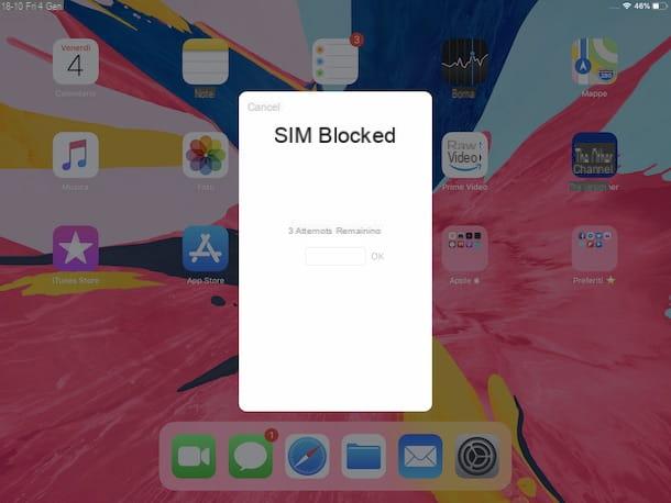 Cómo insertar SIM iPad