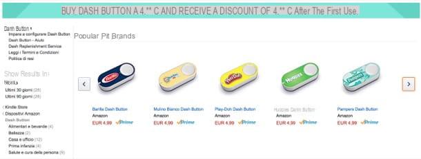 Bouton Amazon Dash : qu'est-ce que c'est, comment ça marche et prix en ville