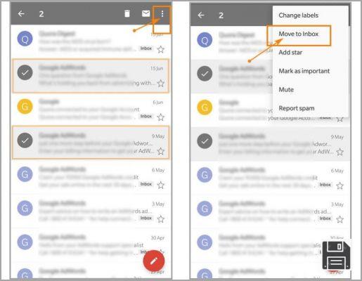 Comment récupérer des messages archivés dans Gmail ?