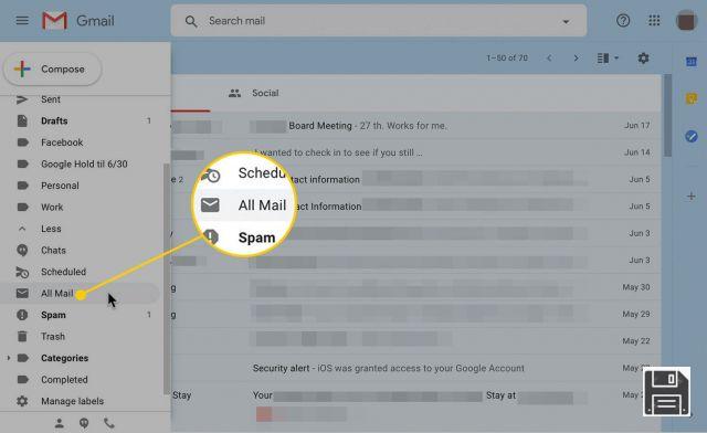 Comment récupérer des messages archivés dans Gmail ?